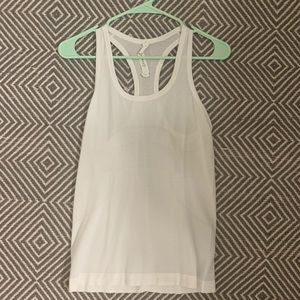 White Lululemon tank top